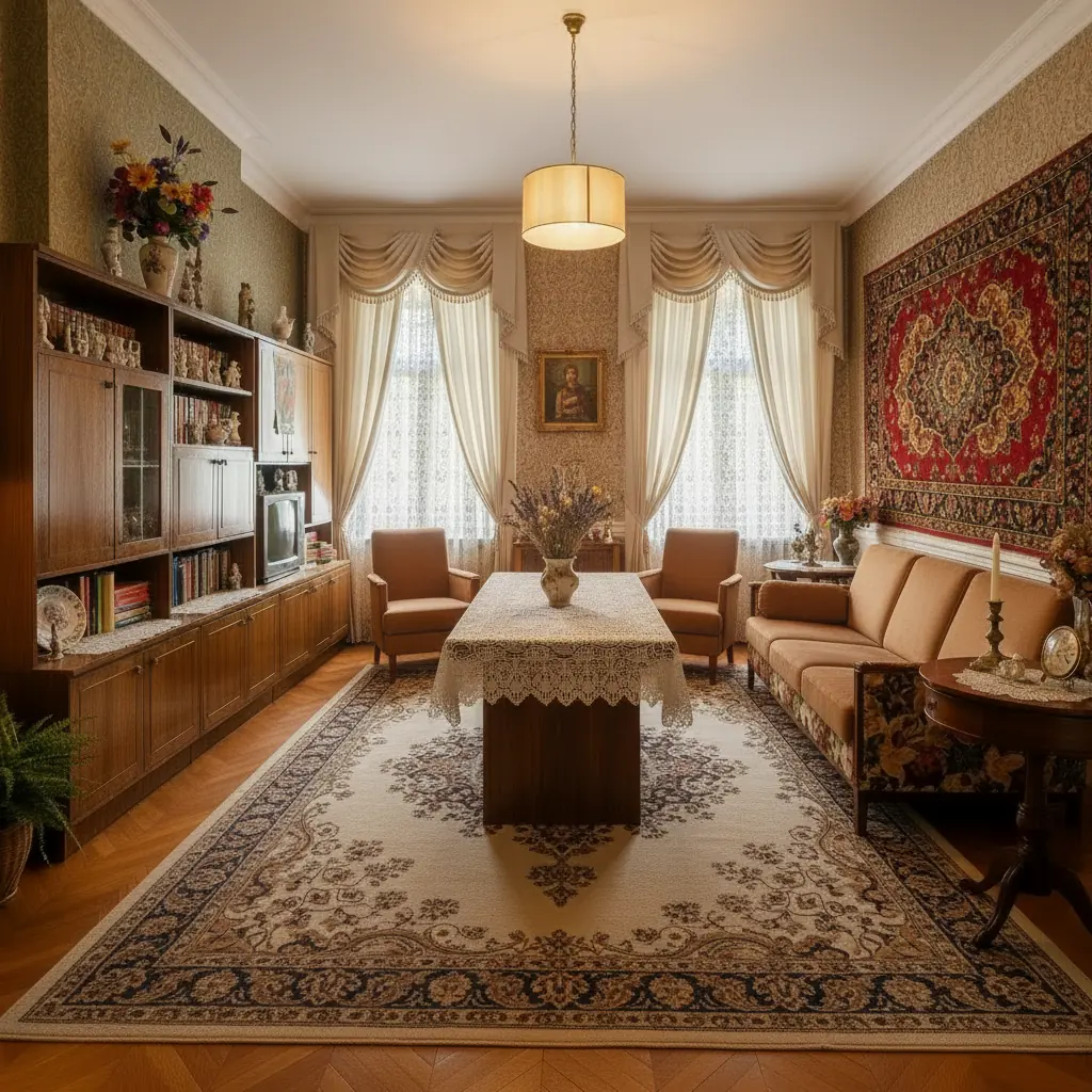 Wnętrze w stylu vintage