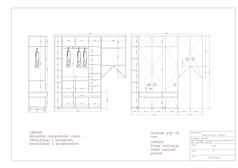 Plan garderoby z białymi meblami i szarym tłem, nowoczesny projekt wnętrza.