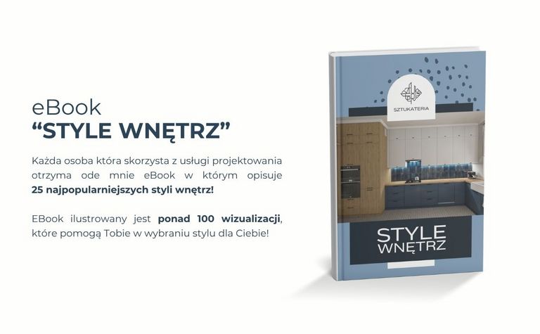Kuchnia w stylu art deco z elementami vintage i soft minimalizmu.
